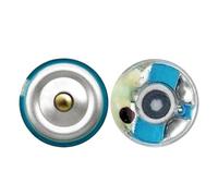 APGLSXY Haut-parleur dynamique à double chambre de 10 mm avec diaphragme dynamique doré pour améliorer les basses et un son clair