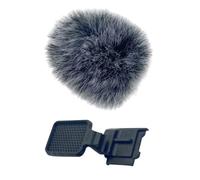 APGLSXY Housse en peluche sécurisée pour griffe de fixation pour sabot assurant des captures vocales claires à l'extérieur, accessoire de sabot pour pare-brise, réduit le bruit du vent, convient F