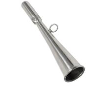 APGLSXY Klaxon d'alerte en acier inoxydable 304 avec corps de 17,6 cm, sortie sonore de 120 dB, connecteur fileté pour yacht et bateau pneumatique