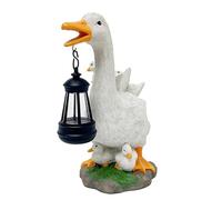 APGLSXY Lampe solaire en forme de poule - Décoration de jardin - Statue en résine étanche - Détection automatique de nuit pour décoration de jardin