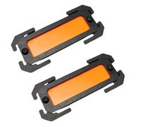 APGLSXY Languettes de marquage pour gilet et sac à dos pour sangle utilitaire, kit d'identification lumineux 2 pièces pour l'utilisation d'équipement dans des conditions de faible luminosité