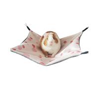 APGLSXY Lit suspendu réversible pour petits animaux, tapis de cage avec quatre coins pour intérieur utilisation quotidienne