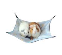 APGLSXY Lit suspendu réversible pour petits animaux, tapis de cage avec quatre coins pour intérieur utilisation quotidienne