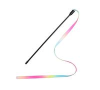 APGLSXY Lot de 10 baguettes de jeu pour chats - Bandes colorées double face - Jouet interactif pour chats chassés - Outil de dressage amusant pour chats