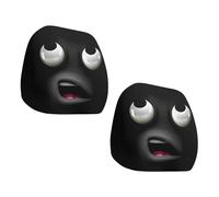 APGLSXY Lot de 2 housses de coussin extensibles pour siège de voiture Motif personnages de dessin animé Décoration intérieure de voiture Tissu universel Housses d'appui-tête