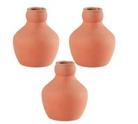 APGLSXY Lot de 3 arrosoirs automatiques en terre cuite pour plantes en céramique poreuse pour soins de vacances et climat sec
