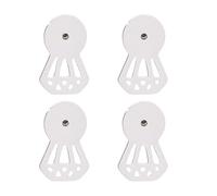 APGLSXY Lot de 4 fermoirs de boucles d'oreilles de rechange en forme de diamant pour un usage quotidien ou une fête, Medium, Comme décrit