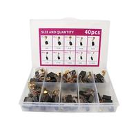APGLSXY Lot de 40 balais de carbone avec 10 modèles de brosses de réparation de moteur électrique infusé de cuivre pour équipement industriel