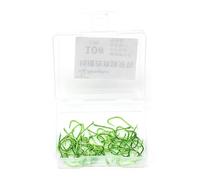 APGLSXY Lot de 50 bandes fines sans ardillon pour hameçon de pêche - Pour appâts - Petite taille - Cercles de pêche faciles à utiliser - Petite taille