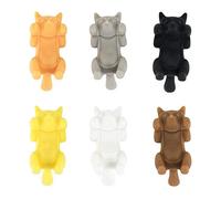 APGLSXY Lot de 6 marqueurs créatifs en silicone pour verres à vin en forme, distinguateur, reconnaisseur, boissons, marqueurs de verre à vin, lavables