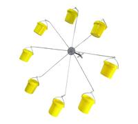 APGLSXY Mangeoire à oiseaux avec roue tournante unique pour Halloween améliore les espaces extérieurs pour les amoureux de la nature