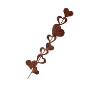 APGLSXY Piquet de jardin en forme de cœur avec finition rouillée - Aspect antique - Décoration populaire