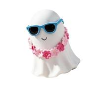APGLSXY Piscines de dessin animé Décorations de fête en résine Floatie Étés Décorations d'Halloween Belle couleur Dessin animé Ornements en résine Figurine de décoration d'Halloween