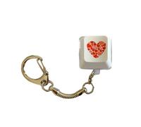 APGLSXY Porte-clés avec testeur d'arbre de clavier mécanique - Pendentif carré - Cadeau idéal pour une fête d'affaires