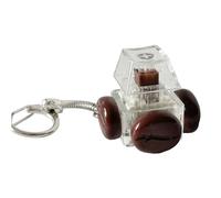 APGLSXY Porte-clés compact et transportable avec touches mécaniques - Sensation physique vintage - Outil de planification pour adultes - Porte-clés traditionnel marron