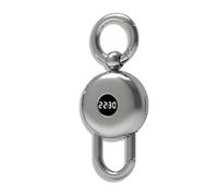 APGLSXY Porte-clés numérique portable - Capacité de 25 kg - Affichage de l'heure - USB C - Balance rechargeable pour la maison et l'extérieur