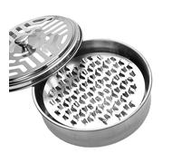 APGLSXY Porte-encens rond anti-moustiques avec couvercle, support compact résistant au vent