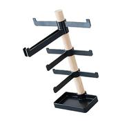APGLSXY Présentoir à lunettes en bois à engrenages multiples pour casque de vélo - Support pour lunettes de soleil de bureau - Gain de place