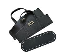 APGLSXY Sac à main en PU tissé avec fond renforcé et poignées doubles Accessoire de sac tendance pour le transport à la mode créatif projet de bricolage