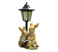 APGLSXY Statue de jardin décorative résistante à la lumière du soleil chargée à l'énergie solaire pour décoration de plate-forme ou jardin avec fonction automatique