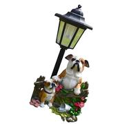 APGLSXY Statue de jardin décorative résistante à la lumière du soleil chargée à l'énergie solaire pour décoration de plate-forme ou jardin avec fonction automatique