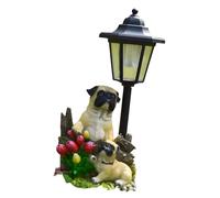 APGLSXY Statue de jardin décorative résistante à la lumière du soleil chargée à l'énergie solaire pour décoration de plate-forme ou jardin avec fonction automatique