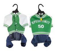 APGLSXY Sweat à capuche multi-usage pour animal domestique extensible et confortable à 4 pattes pour petites races Printemps Automne Vêtements de mode pour chien