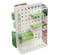 APGLSXY Tableau de rangement multifonction pour touches avec disposition réglable pour les amateurs et les espaces de travail - Panneau perforé en ABS + PC pour l'organisation du bureau