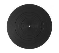 APGLSXY Tapis de feutrine en silicone pour audiophiles exigeants, noir | Tapis de platine antidérapant avec amélioration des basses et réductions pour enregistreurs à domicile