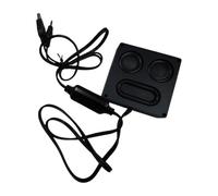 APGLSXY Unité de commande en ligne avec source d'alimentation USB | Prise d'ordinateur de 3,5 mm, forme compacte, écoute quotidienne autour des tables de la maison