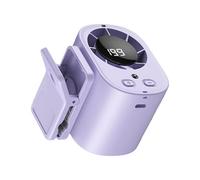 APGLSXY Ventilateur de réfrigération à clip 199 vitesses, rotation à 360 degrés, chargement USB C et fonctionnement silencieux pour usage domestique et extérieur