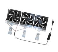 APGLSXY Ventilateur d'ordinateur à 2 usages 3600 tr/min avec clip de montage flexible pour refroidissement d'aquarium et ventilation électronique USB