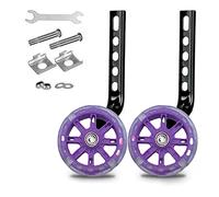 APGLSXY Wheel Mute Kit de stabilisateur de roue clignotant pour vélos d'enfant de 30,5 cm, 35,6 cm, 40,6 cm, 45,7 cm, 50,8 cm, accessoires d'entraînement vertical