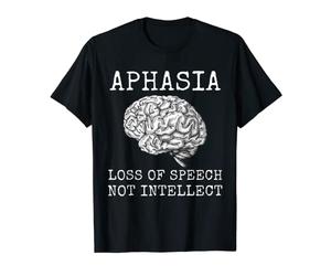 Aphasie : perte de la parole et non de l'intelligence pour un guerrier aphasique T-Shirt