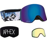 APHEX OXIA The One Edition Magnet Schneebrille 2025 Mountain Strap/revo Blue + Zusatzglas Yellow