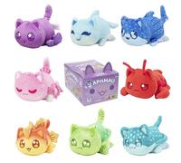 Aphmau 6 Pouces MeeMeow Mystery Plush - Série 5; Youtube Gaming Channel, Blind Box, 1 de 8 possibles sous la mer MeeMeows, Merch Officiel, Multicolore/Vagues de la mer (Ocean Tides)
