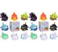 Aphmau MeeMeow Mystery Figures - Série 7 - Blind Box - 1 des 8 possibles Elemental MeeMeows Produit Officiel (Lot de 2)