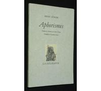 Aphorismes - Ernst Jünger - Delirante - broché - Roman