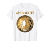 Aphrodite, déesse Grecque de la beauté et de l'amour T-Shirt, Homme, Blanc, XL
