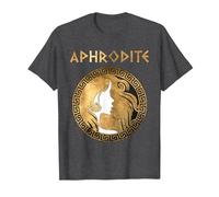 Aphrodite, déesse Grecque de la beauté et de l'amour T-Shirt, Homme, Chiné Foncé, 3XL