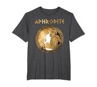 Aphrodite, déesse Grecque de la beauté et de l'amour T-Shirt, Homme Grandes Tailles, Chiné Foncé, 3X Tall