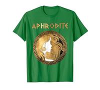 Aphrodite, déesse Grecque de la beauté et de l'amour T-Shirt, Homme, Vert Kelly, L