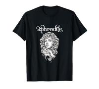 Aphrodite Déesse Grecque de l'amour Mythologie Ancienne dessinée à la Main T-Shirt