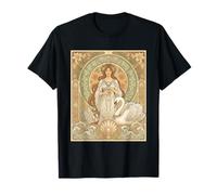 Aphrodite Déesse Vintage Grecque Mythologie Floral Graphic T-Shirt