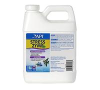 API Stress Zyme Solution de Nettoyage pour Aquarium d'eau Douce et d'eau salée Flacon de 946 ML