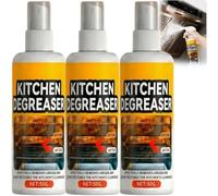 Apiastar Fast-Acting Heavy-Duty Grill Degreaser Spray,Nettoyant Barbecue Spray,Grease Cleaner Spray,Degraissant Barbecue,Nettoyant Barbecue Gaz,Nettoyant Surface Pour I'élimination De Ia Graisse (3)