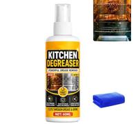 Apiastar Spray Grill Cleaner,Kitchen Degreaser Spray,BBQ Grill Degreaser Cleaner Heavy Duty,Nettoyant Barbecue,Nettoyage Grille Barbecue,Nettoyant four et Poêle,For Smoky Stains,And Grease,60ML (1)