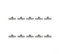 Apicole en Plastique PP Gris Lot de 10 Apicole en Plastique | Design double couche, empêche les fuites, pour idéal pour reines, installation rapide, compatible toutes ruches