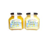 Apicoltura Castel Belfort - Lot de 2x400 g de miel de tournesol et de miel d’orange 100% italien, travaillé à froid, artisanal, idéal pour les collations, les fromages et les desserts