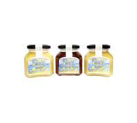 Apicoltura Castel Belfort - Lot de 3x250 g Miel de sulla, miellat de forêt, tilleul 100% italien, travaillé à froid, miel artisanal, idéal pour les goûters, fromages et desserts,